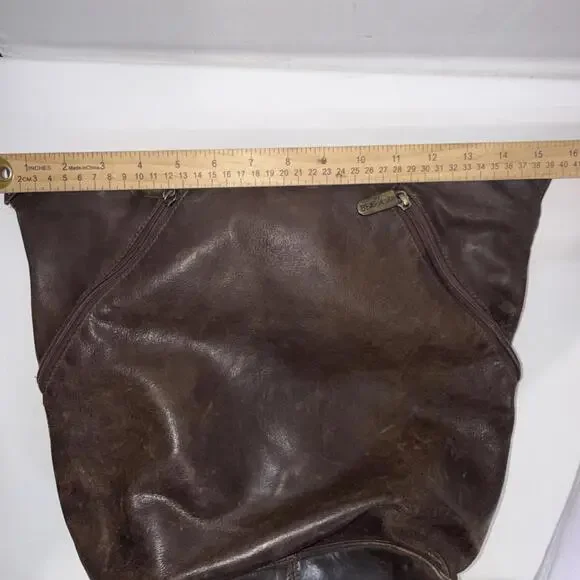 Vintage Beardesign Leather Gorpcore Outdoor Hiking Multifunctional Backpack Bag - Picture 15 of 15